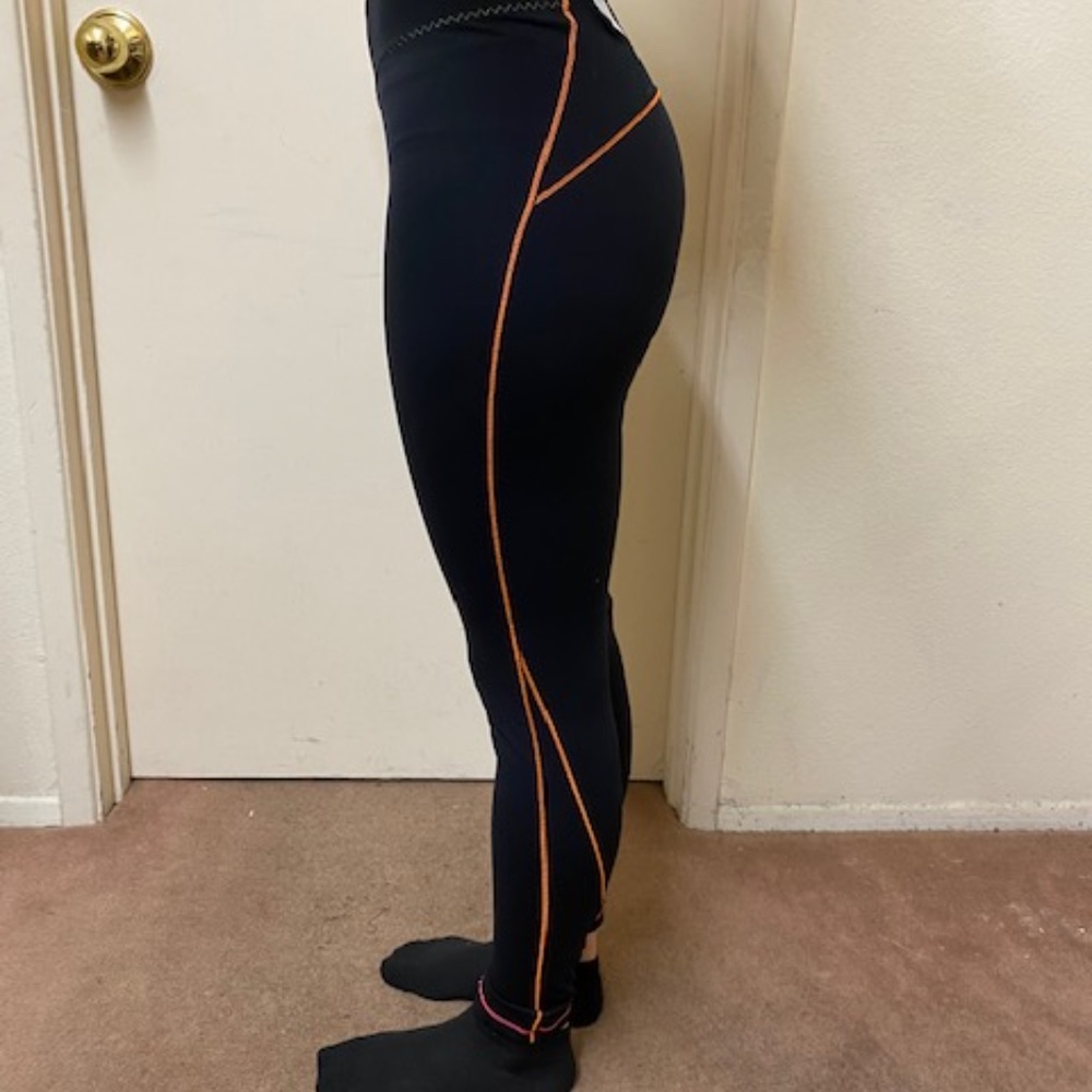 NEW SÀPOPA Contrast Stripe Leggings SZ s/m
